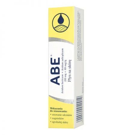 ABE, (89 mg+89 mg/g) płyn na skórę, 8 g + Kosmetyki i dermokosmetyki | Problemy skórne | Odciski,pęcherze i zrogowacenia ++ Inco-Veritas
