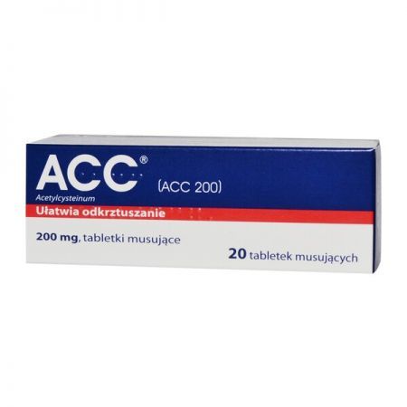 ACC Max, 200 mg, tabletki musujące, 20 szt. (import równoległy, InPharm) + Bez recepty | Przeziębienie i grypa | Kaszel ++ Inpharm