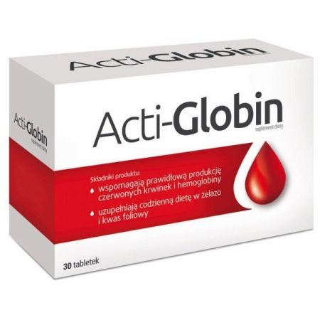 Acti-Globin, tabletki, 30 szt. + Bez recepty | Serce i krążenie | Wzmocnienie serca ++ Aflofarm