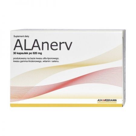 ALAnerv, 920 mg kapsułki, 30 szt. + Bez recepty | Pamięć i koncentracja ++ Alfasigma