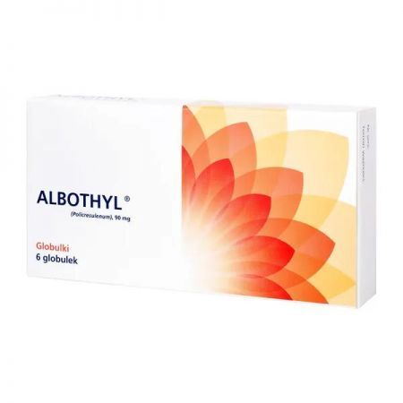 Albothyl, 90 mg globulki dopochwowe, 6 szt. + Bez recepty | Zdrowie intymne | Infekcje i podrażnienia ++ Altana Pharma Ag