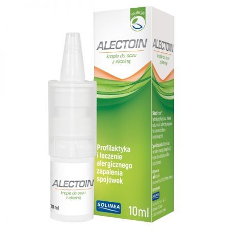 Alectoin, krople do oczu z ektoiną, 10 ml + Bez recepty | Oczy i wzrok | Krople i żele do oczu ++ Solinea