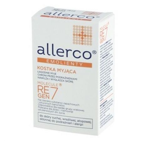 Allerco, kostka myjąca skóra ze skłonnościami do podrażnień i alergii, 100 g + Kosmetyki i dermokosmetyki | Pielęgnacja | Ciało | Preparaty do kąpieli ++ Pharmena