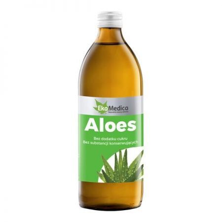 Aloes sok 99,8%, 1000 ml EkaMedica + Bez recepty | Homeopatia i zioła | Herbaty i soki ++ Jaro-Pol Ekamedica