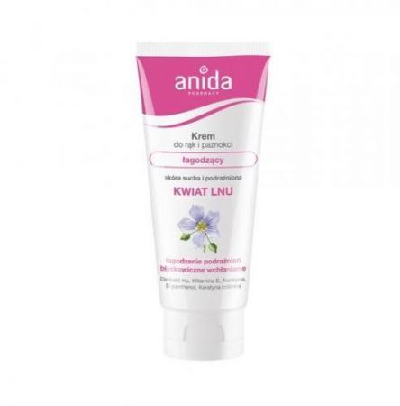 Anida, krem do rąk i paznokci kwiat lnu, 100 ml + Scan-Anida
