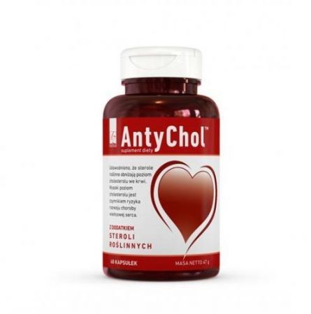 Antychol, kapsułki, 60 szt (A-Z Medica) + Bez recepty | Serce i krążenie | Cholesterol ++ A-Z Medica