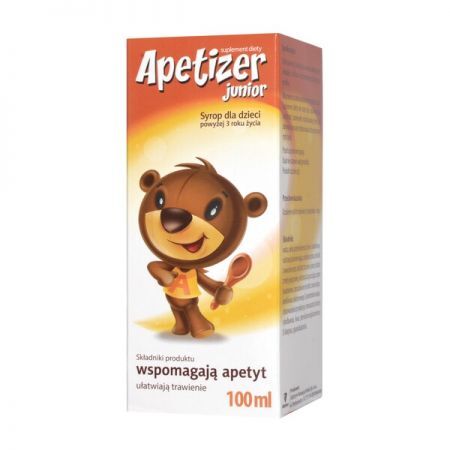 Apetizer Junior, syrop dla dzieci, 100 ml + Bez recepty | Przewód pokarmowy i trawienie ++ Aflofarm