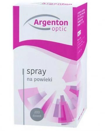 Argenton Optic, spray, na powieki, 10 ml + Bez recepty | Oczy i wzrok | Krople i żele do oczu ++ Solinea