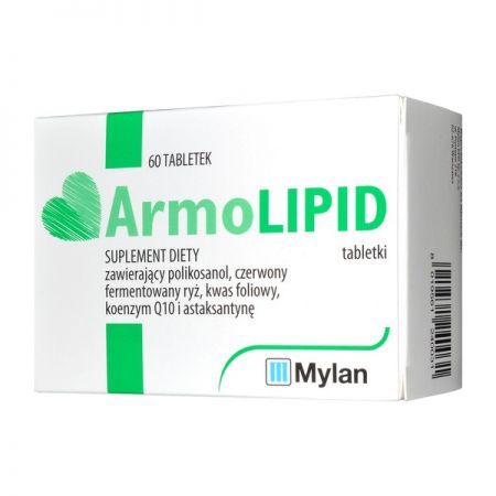 ArmoLipid, tabletki, 60 szt. + Bez recepty | Serce i krążenie | Cholesterol ++ Mylan