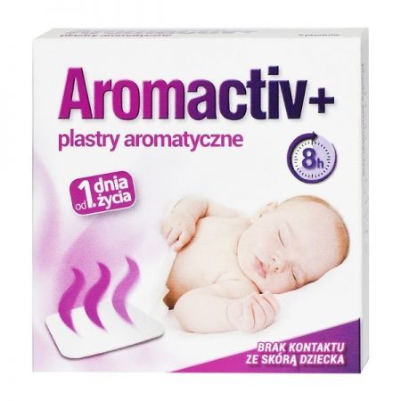 Aromactiv+, plastry od 1 dnia życia, 5 szt. + Bez recepty | Homeopatia i zioła | Aromaterapia i preparaty do inhalacji ++ Aflofarm