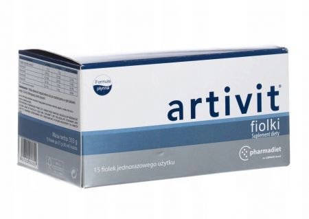 Artivit, płyn, 30 ml x 15 fiolek + Bez recepty | Kości, stawy, mięśnie | Regeneracja chrząstki stawowej ++ Trb Chemedica
