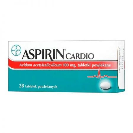Aspirin Cardio (Protect), 100 mg tabletki powlekane, 28 szt. + Bez recepty | Serce i krążenie | Profilaktyka przeciwzakrzepowa ++ Bayer
