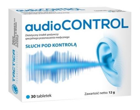 Audiocontrol, tabletki powlekane, 30 szt + Bez recepty | Pamięć i koncentracja ++ Tactica Pharmaceuticals