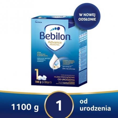 Bebilon 1 Pronutra-Advance, mleko początkowe dla niemowląt od urodzenia proszek, 1100 g + Mama i dziecko | Żywienie dziecka | Mleka modyfikowane ++ Nutricia