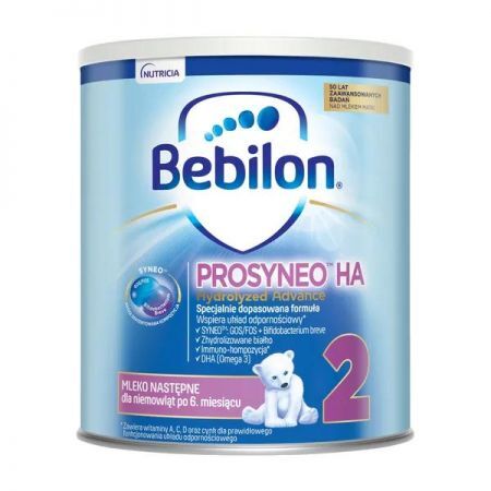 Bebilon Prosyneo HA 2 Hydrolyzed Advance, mleko następne po 6 miesiącu proszek, 400 g + Mama i dziecko | Żywienie dziecka | Mleka modyfikowane ++ Nutricia