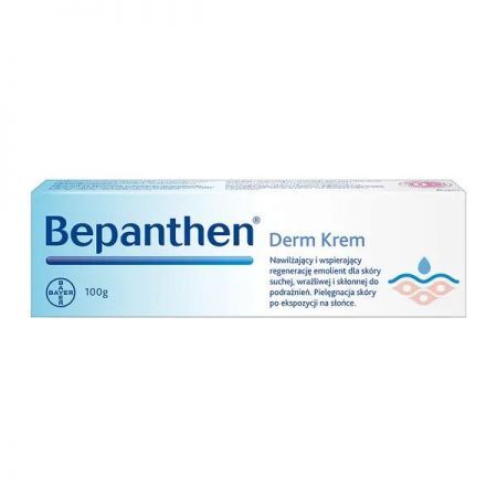 Bepanthen Derm, krem, 100 g + Kosmetyki i dermokosmetyki | Problemy skórne | Skóra sucha i atopowa ++ Bayer