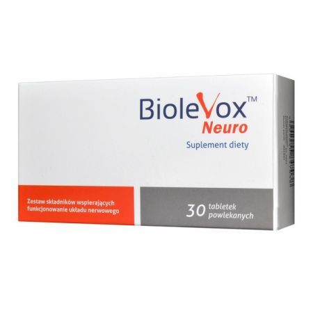 BioleVox Neuro, tabletki powlekane, 30 szt. + Bez recepty | Pamięć i koncentracja ++ Biovico