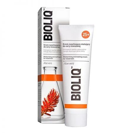 Bioliq 25+, nawilżająco-matujący krem do cery mieszanej, 50 ml + Kosmetyki i dermokosmetyki | Pielęgnacja | Twarz | Kremy ++ Aflofarm