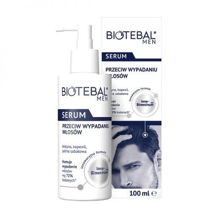 Biotebal Men, serum przeciw wypadaniu włosów, 100 ml + Kosmetyki i dermokosmetyki | Problemy skórne | Łysienie ++ Polpharma