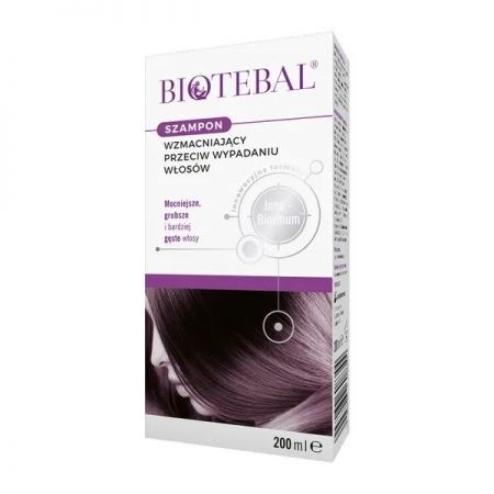 Biotebal, szampon przeciw wypadaniu włosów, 200 ml + Kosmetyki i dermokosmetyki | Problemy skórne | Łysienie ++ Polpharma