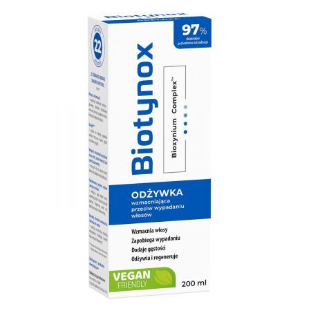 Biotynox, wzmacniająca odżywka przeciw wypadaniu włosów, 200 ml + Kosmetyki i dermokosmetyki | Problemy skórne | Łysienie ++ Biofarm