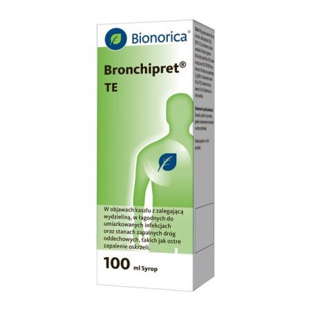 Bronchipret TE, 15 g + 1,5 g syrop, 100 ml + Bez recepty | Przeziębienie i grypa | Kaszel ++ Bionorica