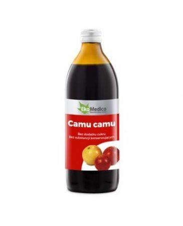 Camu-camu sok 100%, 500 ml EkaMedica + Bez recepty | Homeopatia i zioła | Herbaty i soki ++ Jaro-Pol Ekamedica