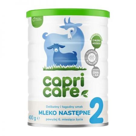 Capricare 2, mleko następne na mleku kozim powyżej 6 miesiąca proszek, 400 g + Mama i dziecko | Żywienie dziecka | Mleka modyfikowane ++ Miralex