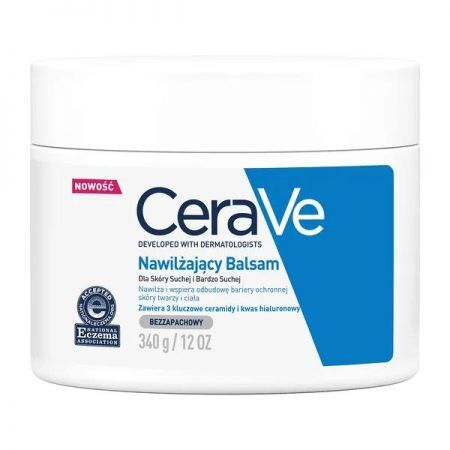 CeraVe, nawilżający balsam z ceramidami do skóry suchej i bardzo suchej, 340 g + Kosmetyki i dermokosmetyki | Pielęgnacja | Ciało | Balsamy, peelingi i inne ++ L'Oreal