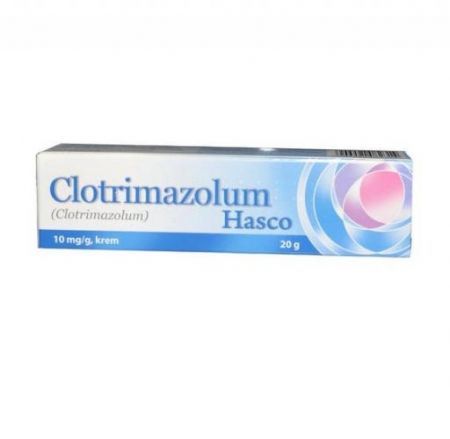 Clotrimazolum 1%, krem, 20 g Hasco + Kosmetyki i dermokosmetyki | Problemy skórne | Grzybica ++ Hasco