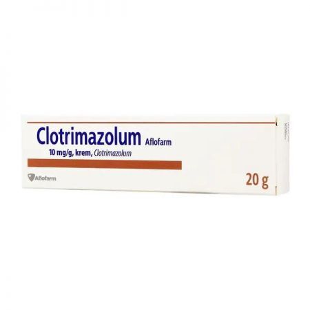 Clotrimazolum Aflofarm, 10 mg/g krem, 20 g + Kosmetyki i dermokosmetyki | Problemy skórne | Grzybica ++ Aflofarm