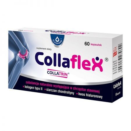 Collaflex, 350 mg kapsułki, 60 szt. + Bez recepty | Kości, stawy, mięśnie | Regeneracja chrząstki stawowej ++ Oleofarm