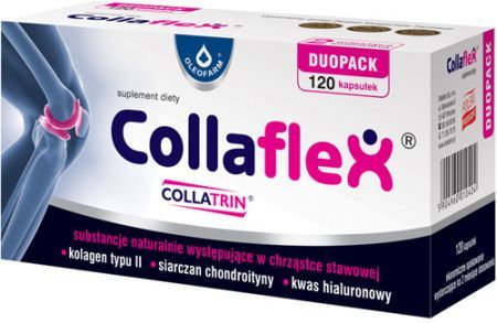 Collaflex duopack kapsułki, 120 szt. + Bez recepty | Kości, stawy, mięśnie | Regeneracja chrząstki stawowej ++ Oleofarm