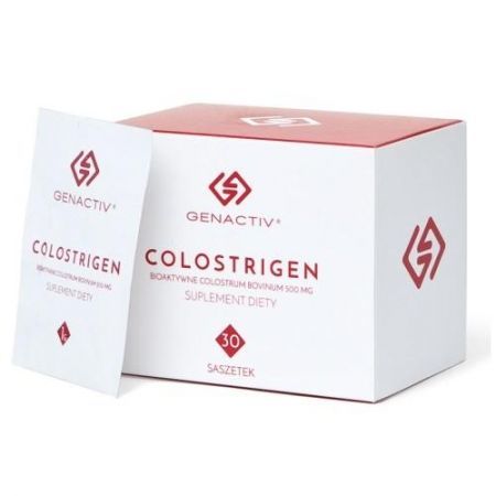 Colostrigen, proszek bioaktywny colostrum, 30 saszetek + Bez recepty | Odporność | Pozostałe preparaty wzmacniające ++ Genactiv