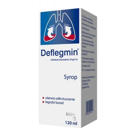 Deflegmin, 30 mg/5 ml syrop, 120 ml + Bez recepty | Przeziębienie i grypa | Kaszel ++ Valeant