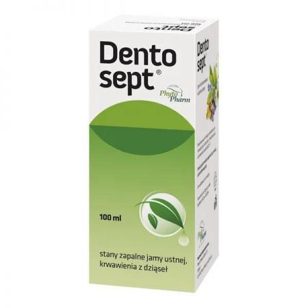 Dentosept, płyn do stosowania w jamie ustnej, 100 ml + Bez recepty | Jama ustna i zęby | Afty i pleśniawki ++ Phytopharm