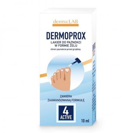 Dermoprox, lakier do paznokci w żelu, 10 ml + Kosmetyki i dermokosmetyki | Problemy skórne | Grzybica ++ Dermiclab