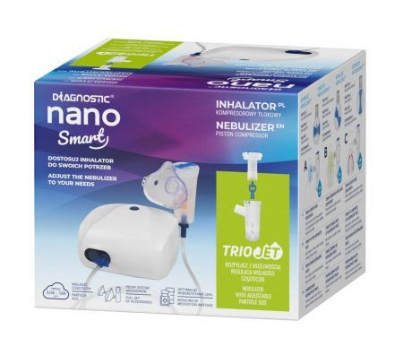 Diagnostic Nano Smart, inhalator kompresorowo tłokowy, 1 szt. + Sprzęt i wyroby medyczne | Inhalatory ++ Diagnosis