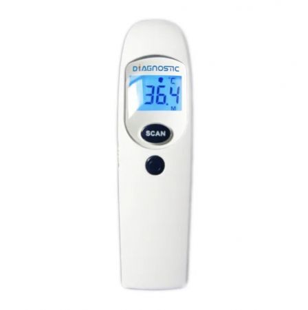 Diagnostic NC 300, bezdotykowy termometr cyfrowy na podczerwień, 1 szt. Diagnosis + Sprzęt i wyroby medyczne | Termometry ++ Diagnosis