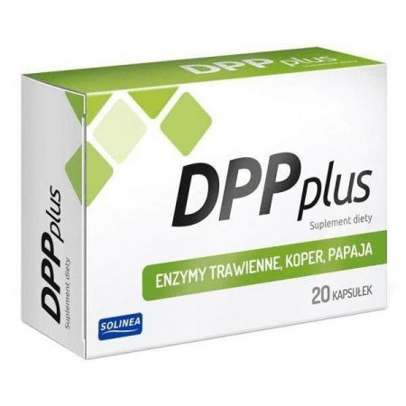 DPP Plus, kapsułki, 20 szt. + Bez recepty | Przewód pokarmowy i trawienie | Niestrawność ++ Solinea