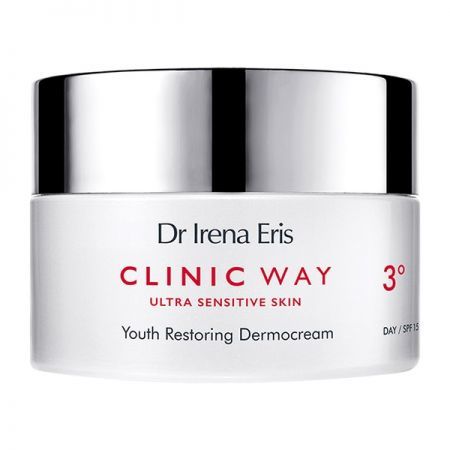 Dr Irena Eris Clinic Way 3, krem 50+ przywracający młodość skóry SPF 15 na dzień, 50 ml + Kosmetyki i dermokosmetyki | Pielęgnacja | Twarz | Kremy ++ Laboratorium Kosmetyczne Dr Irena Eris
