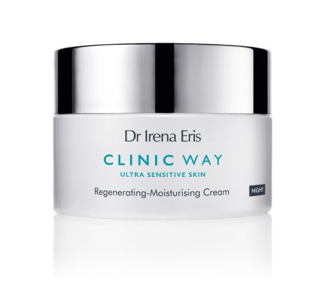 Dr Irena Eris Clinic Way, dermokrem regenerująco-nawilżający na noc, 50 ml + Kosmetyki i dermokosmetyki | Pielęgnacja | Twarz | Kremy ++ Laboratorium Kosmetyczne Dr Irena Eris