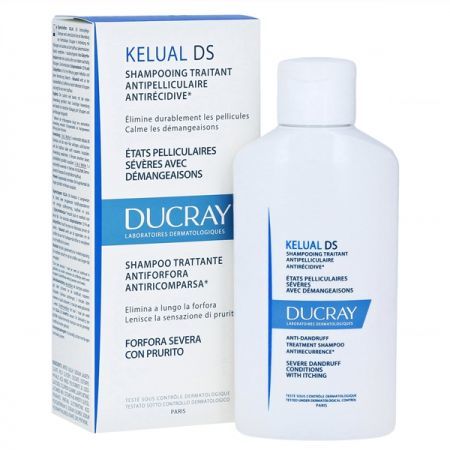 Ducray Kelual DS, szampon przeciwłupieżowy zapobiegający nawrotom, 100 ml + Kosmetyki i dermokosmetyki | Pielęgnacja | Włosy | Szampony ++ Pierre Fabre