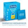 Durex Extra Safe, prezerwatywy powlekane środkiem nawilżającym, 3 szt