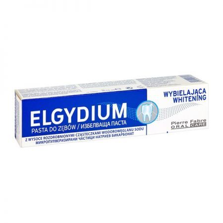 Elgydium Whitening, pasta do zębów wybielająca, 75 ml + Bez recepty | Jama ustna i zęby | Pasty do zębów ++ Pierre Fabre