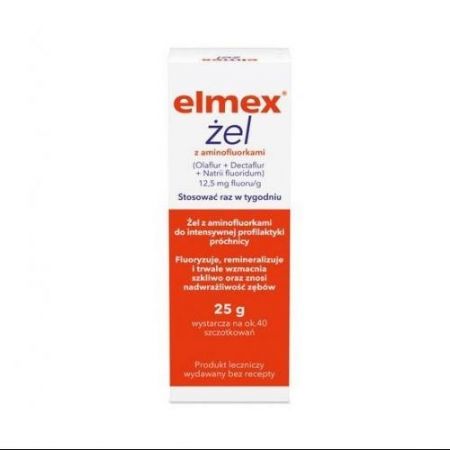 Elmex, żel do fluoryzacji, 25 g + Bez recepty | Jama ustna i zęby | Pasty do zębów ++ Gaba International