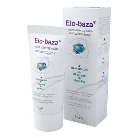 Elo-baza, krem intensywnie natłuszczający, 75 g + Kosmetyki i dermokosmetyki | Problemy skórne | Skóra sucha i atopowa ++ Polfa Rzeszów