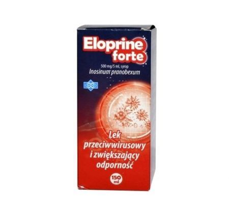 Eloprine Forte, 500 mg/5 ml syrop, 150 ml + Bez recepty | Przeziębienie i grypa | Preparaty wspomagające ++ Polfarmex