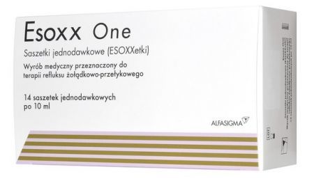 Esoxx One, saszetki jednodawkowe po 10 ml, 14 szt. + Bez recepty | Przewód pokarmowy i trawienie | Nadkwaśność i zgaga ++ Alfasigma
