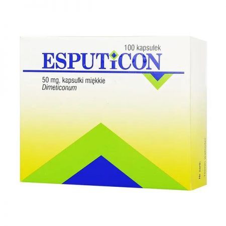 Esputicon, 50 mg kapsułki miękkie, 100 szt. + Bez recepty | Przewód pokarmowy i trawienie | Wzdęcia ++ Synteza